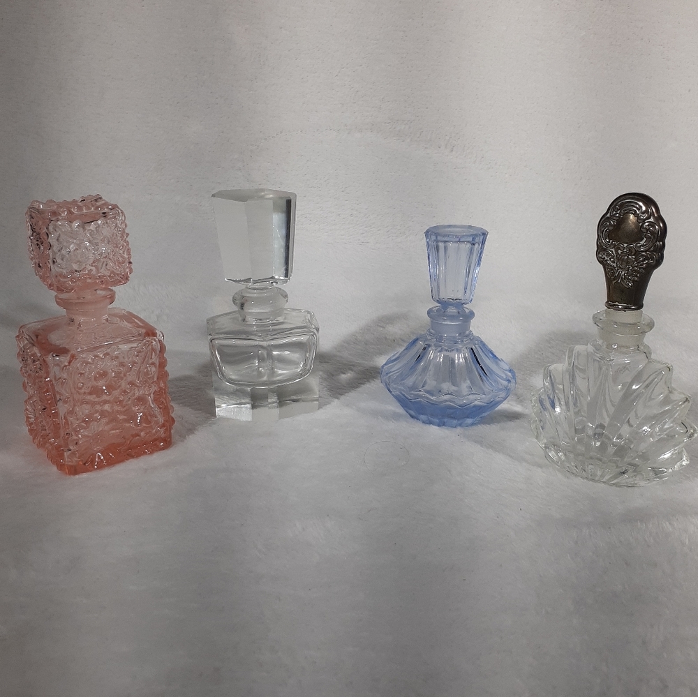 Perfume Bottles Lot of Four Vintage